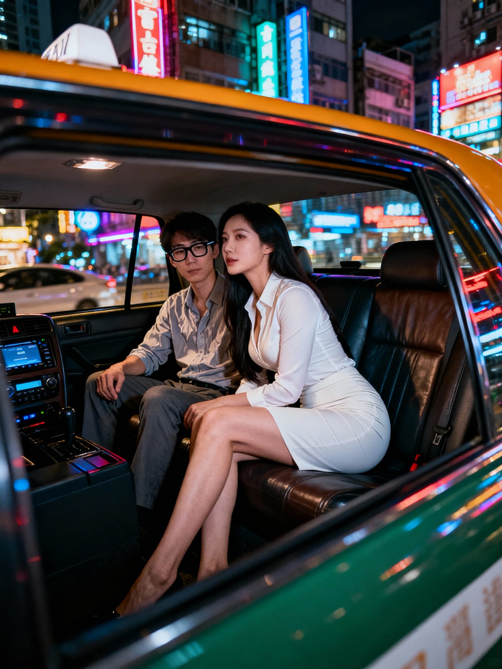 童志峰酒後被慕靜萱扶上車，半路就親上來了！