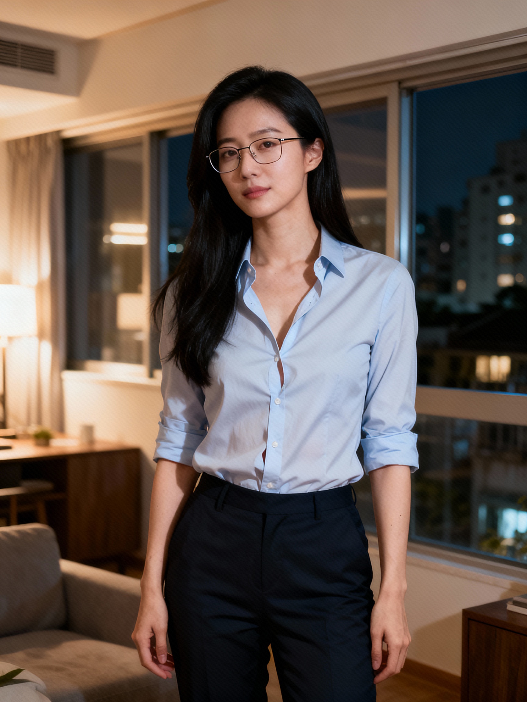 江婉瑜邀舊識顧文淵玩脫衣骰子，結果酒後上床熱戀