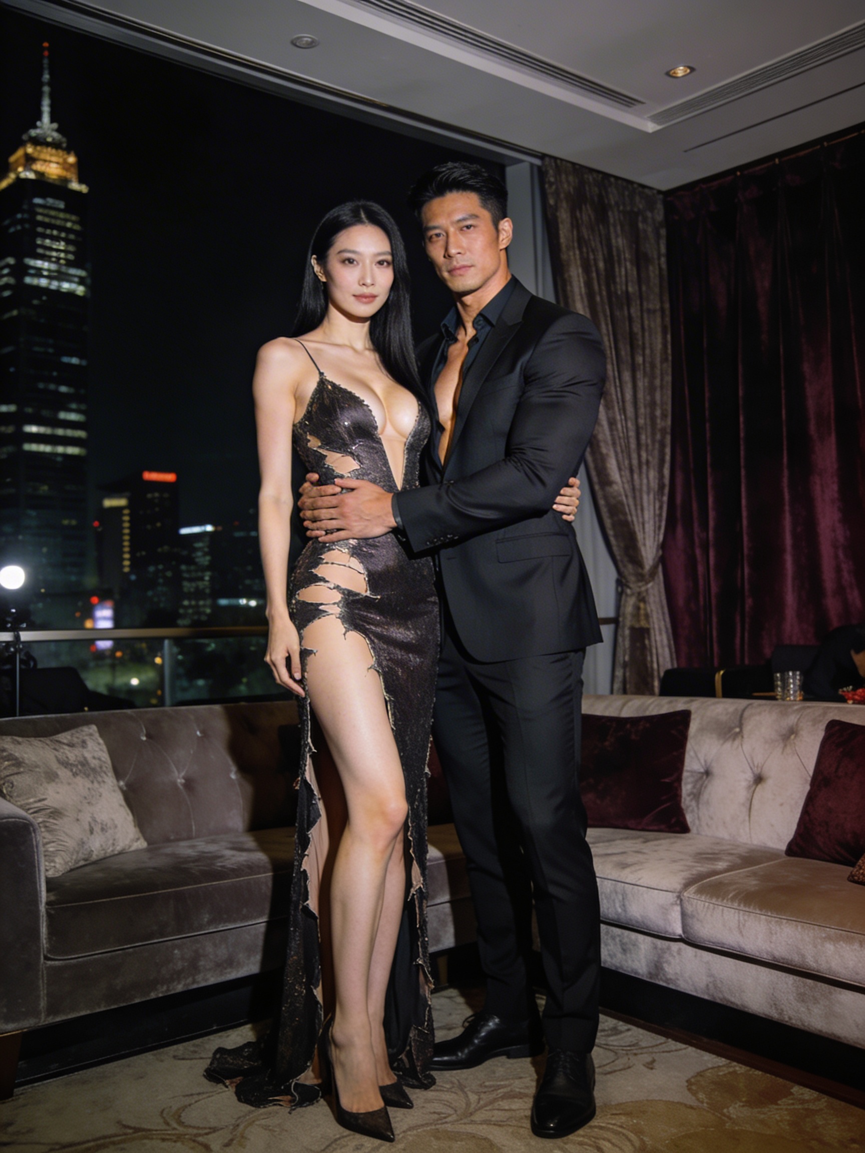 已婚主管嵐琪重逢大學猛男宸浩，休息室就直接開幹
