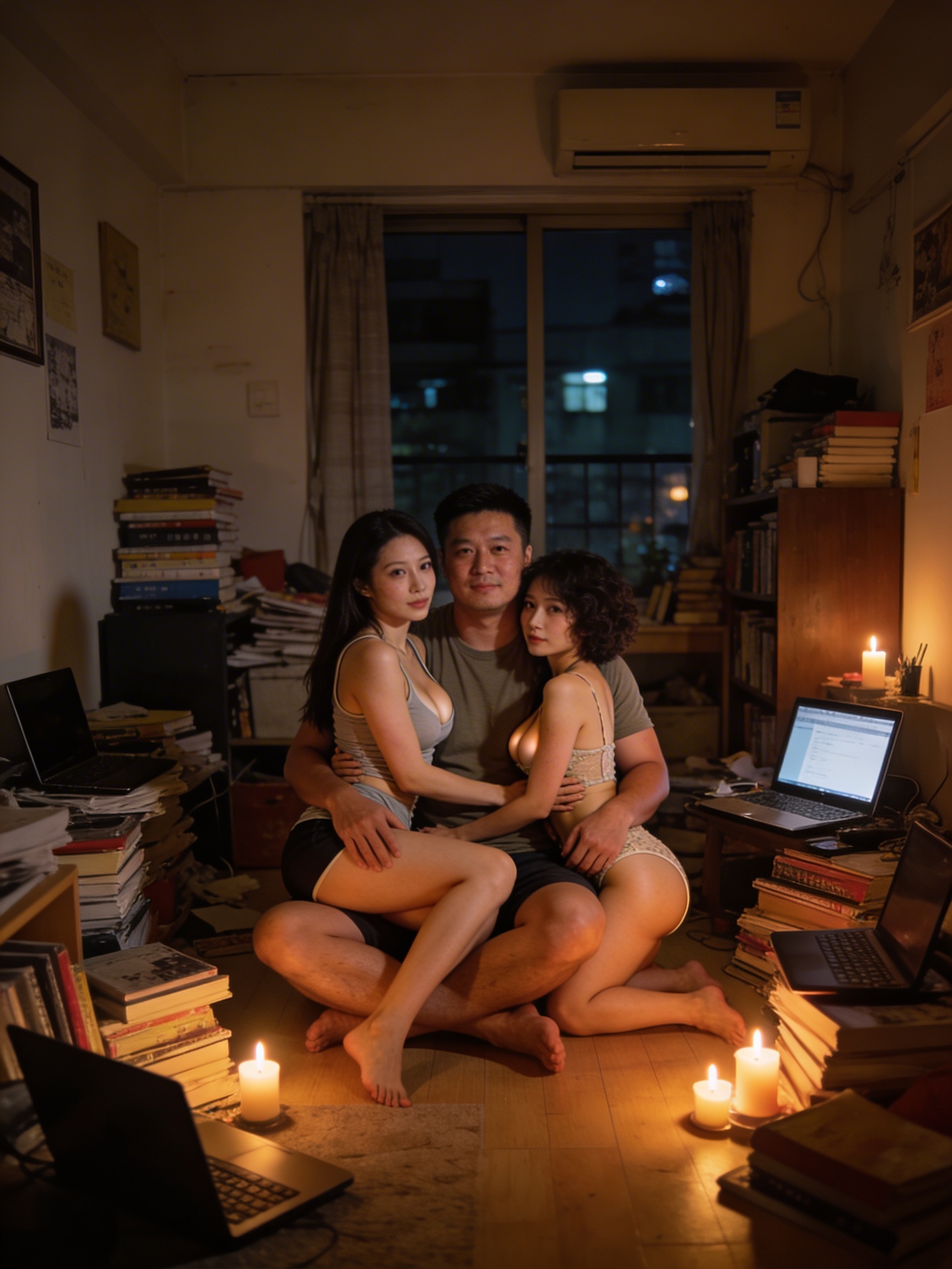 溫逸凡公寓停電夜，若蘭和子瑜竟摸黑撲上來