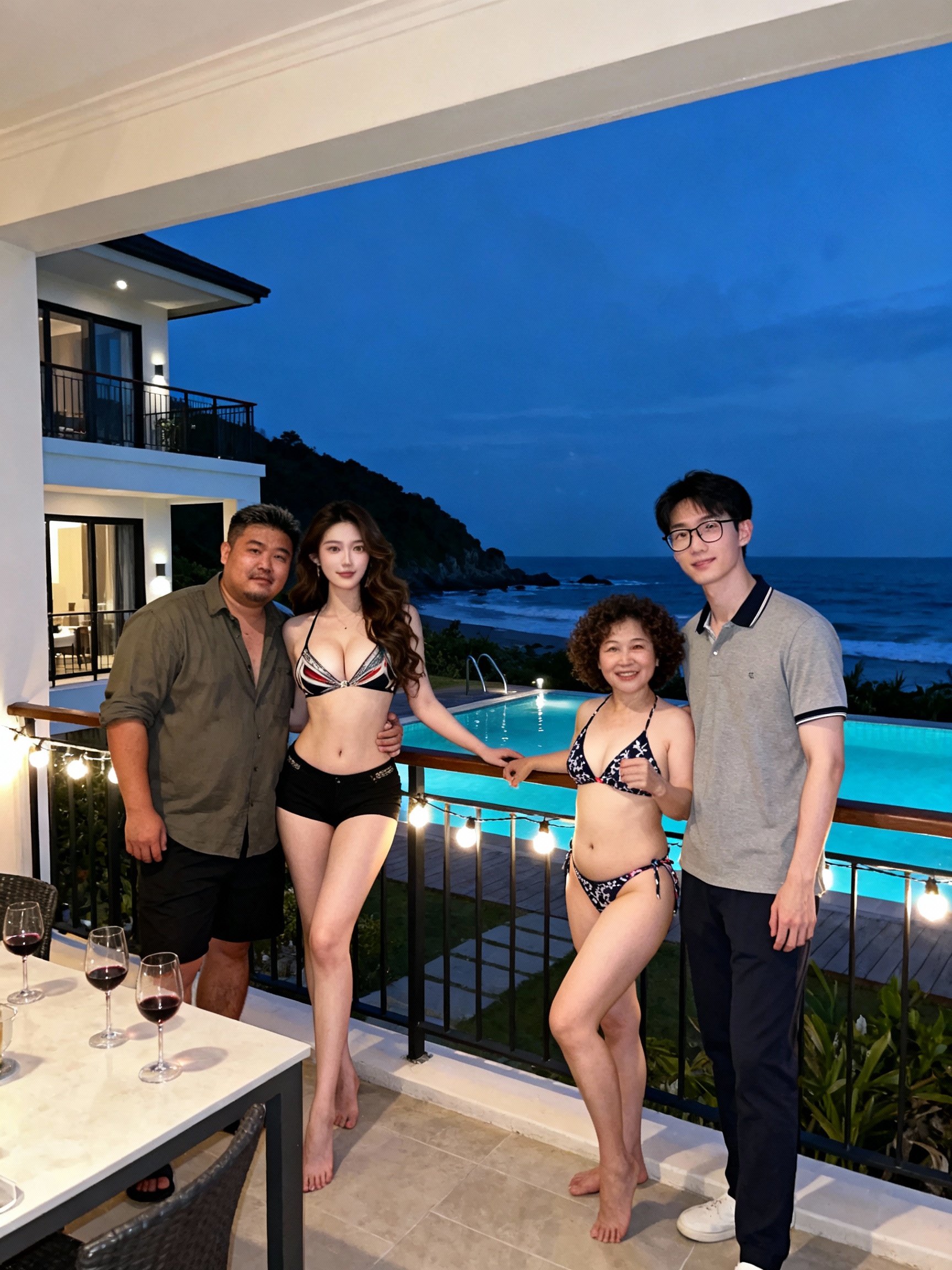 死黨浩然提議換老婆玩，雨薇被他粗幹到叫不停
