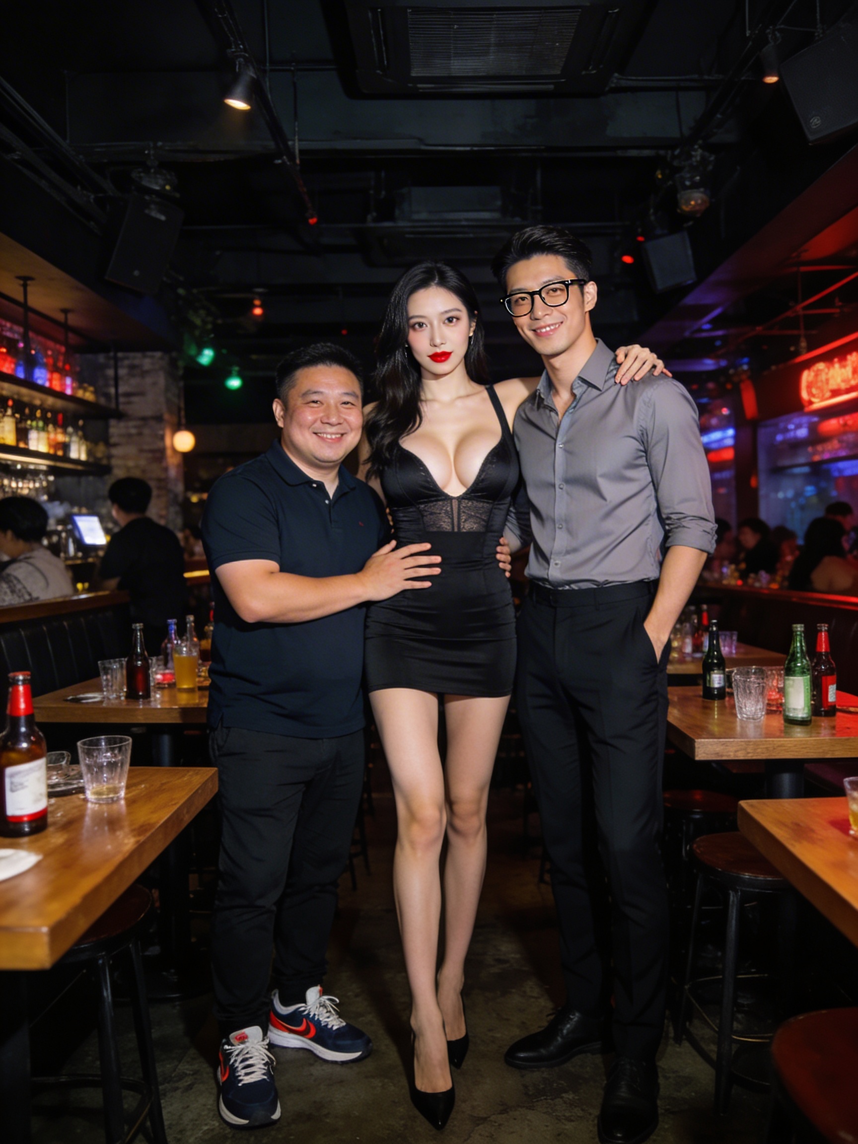 死黨潘志朋的酒吧一夜情，隔天蔚心怡也來撩我，三人超黏