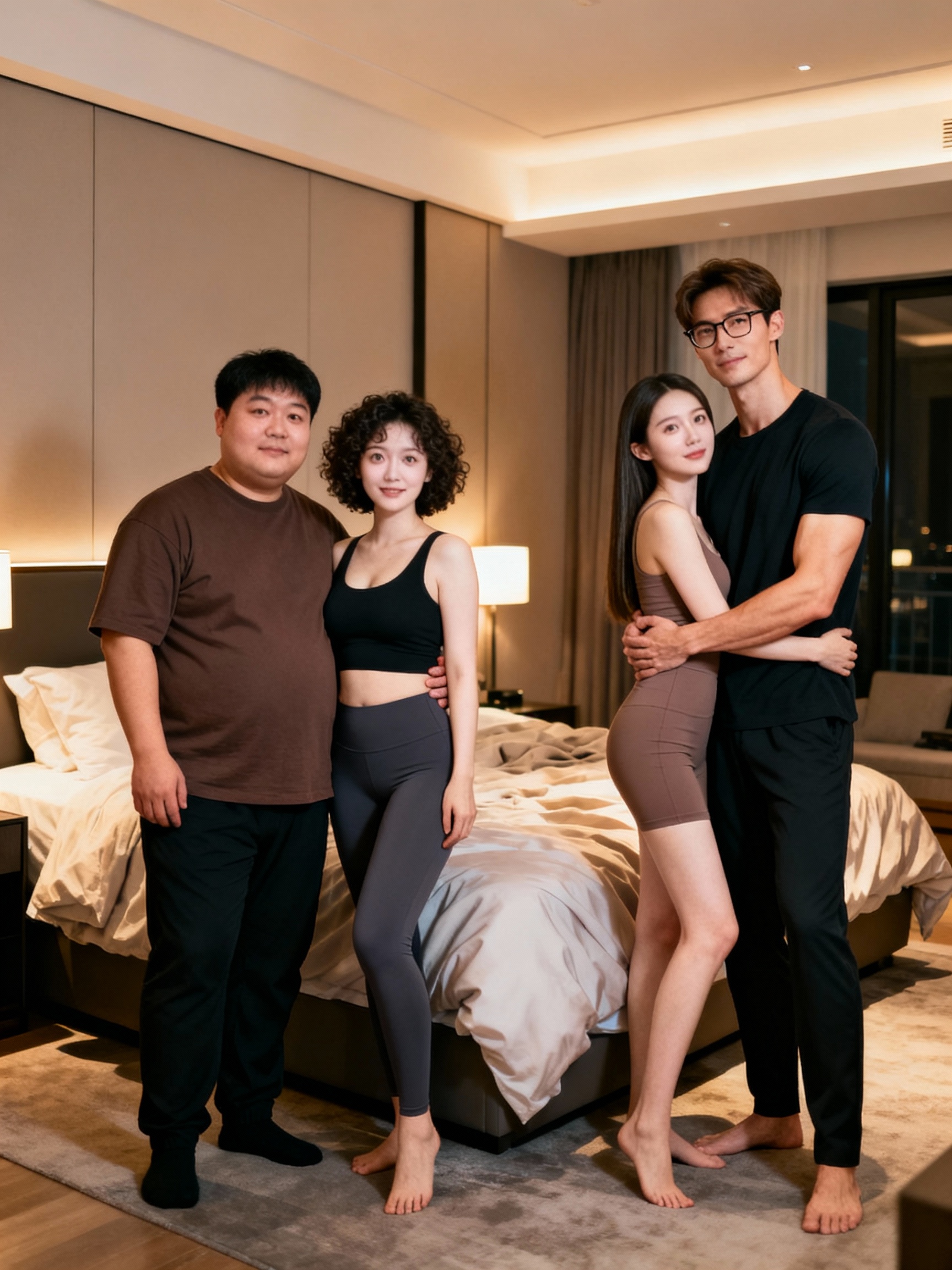郭子軒誤傳老二裸照給蔡思涵，結果兩對夫妻直接換妻幹起來