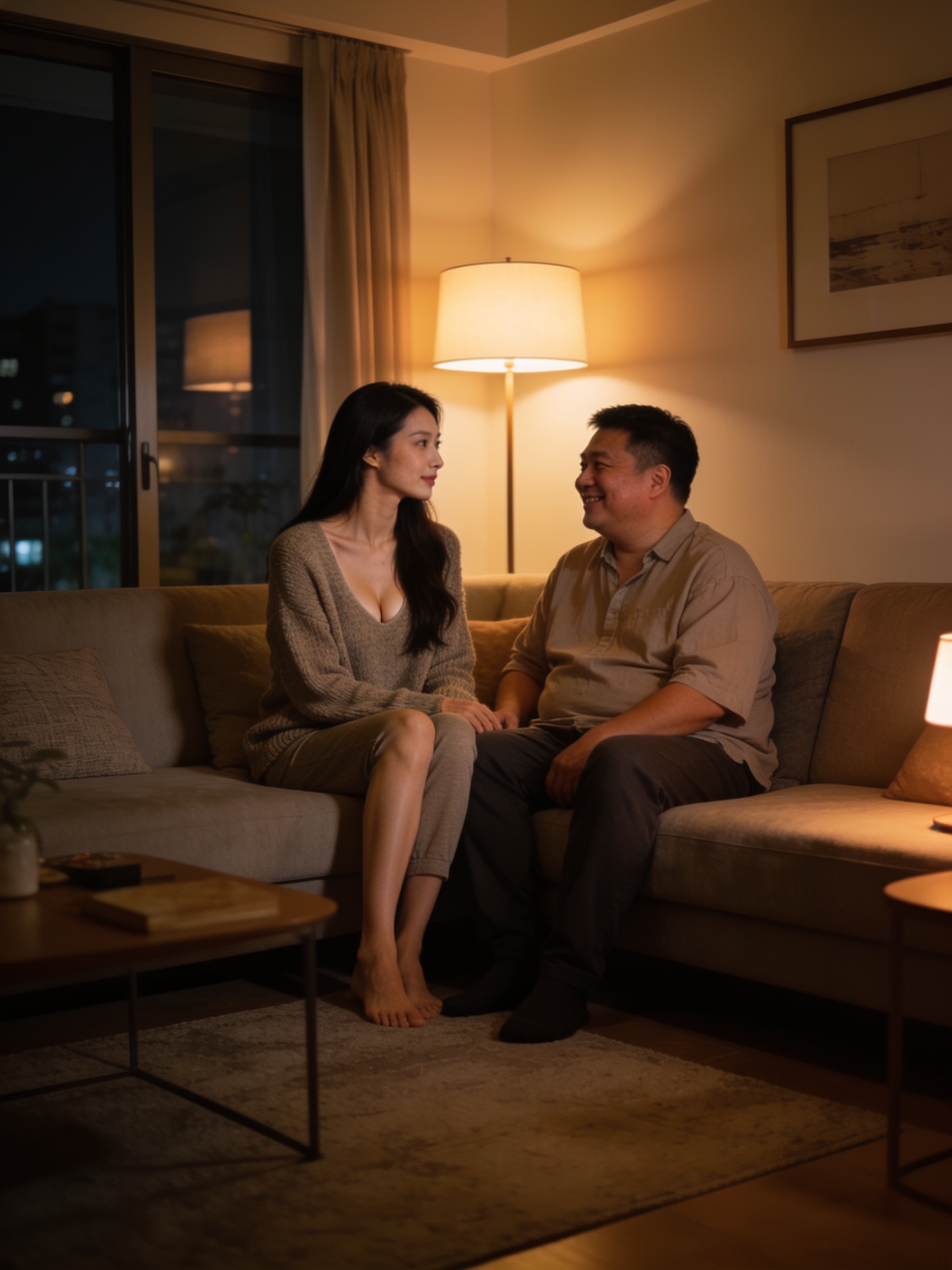 保母藍雅萱與陳博文的深夜對話