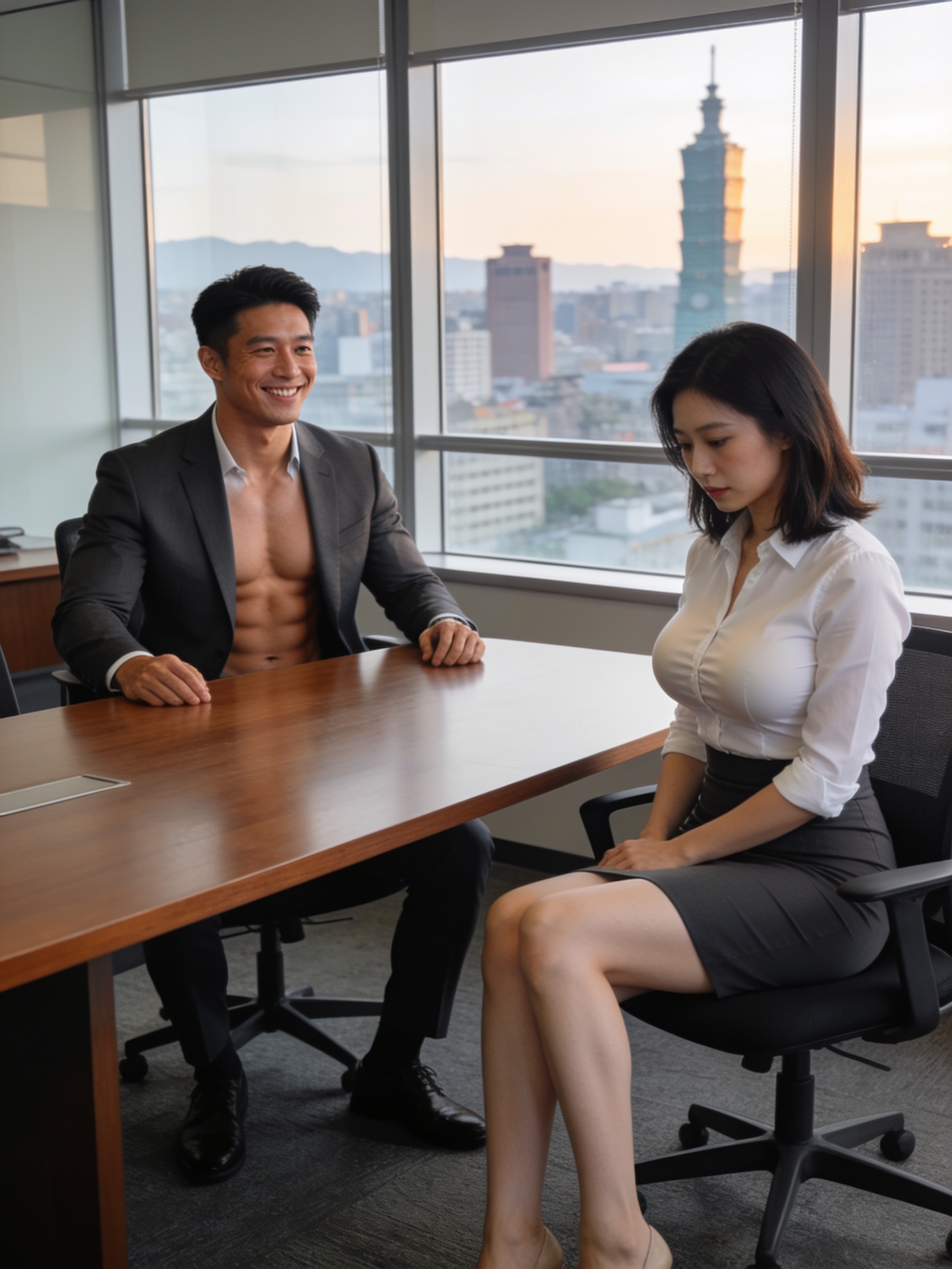 蘇明哲的面試條件，婉婷老師最後答應了