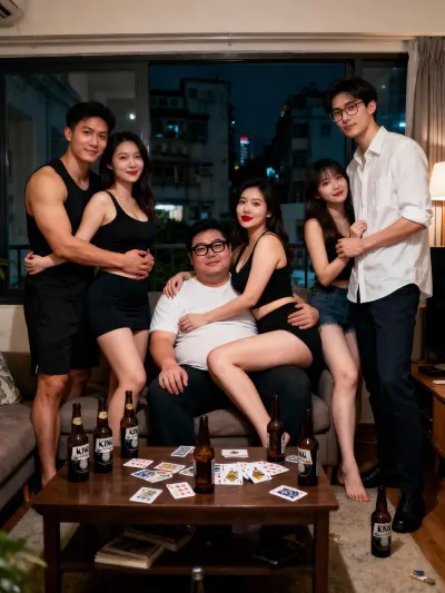 國王遊戲民宿夜：憨厚吳德民征服E杯夏語婷